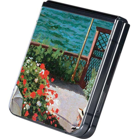 Monet - The Terrace at Sainte-Adresse by Monet Galaxy Z Flip5 5G Skin