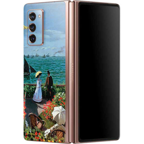 Claude Monet The Terrace at Sainte-Adresse Galaxy Z Fold2 5G Skin