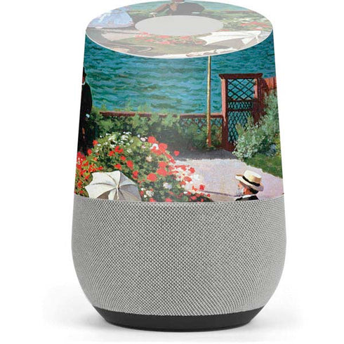 Claude Monet The Terrace at Sainte-Adresse Google Home Skin