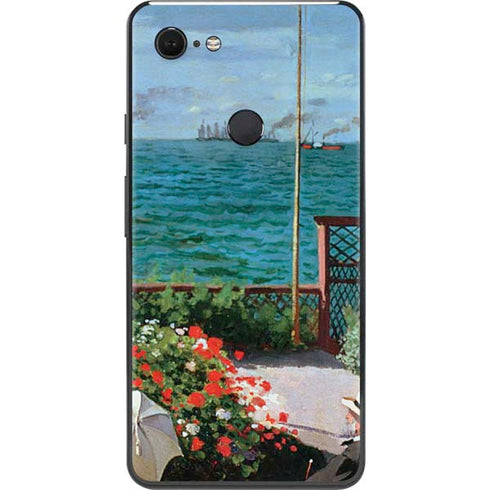 Claude Monet The Terrace at Sainte-Adresse Google Pixel 3 XL Skin