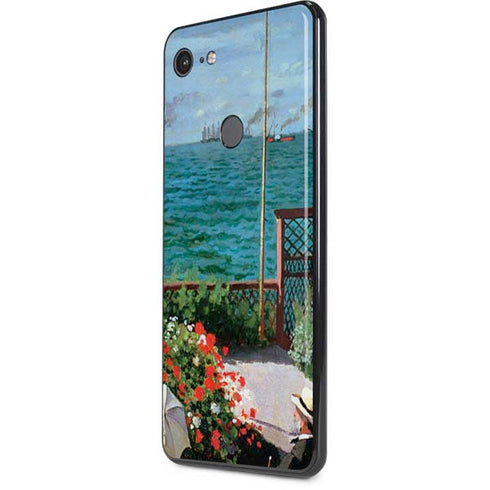 Claude Monet The Terrace at Sainte-Adresse Google Pixel 3 XL Skin