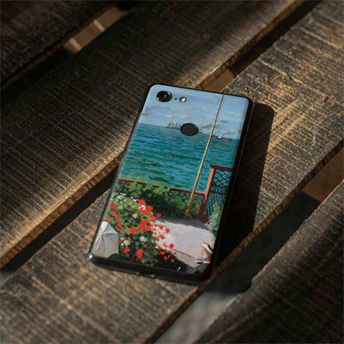 Claude Monet The Terrace at Sainte-Adresse Google Pixel 3 XL Skin