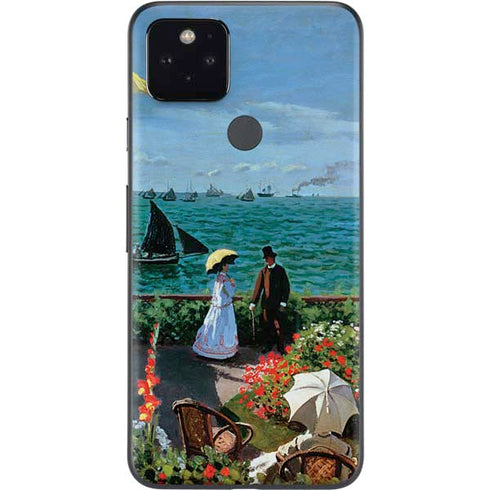 Claude Monet The Terrace at Sainte-Adresse Google Pixel 5 Skin