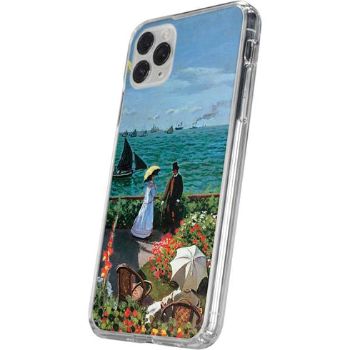 Monet - The Terrace at Sainte-Adresse by Monet iPhone 11 Pro Clear Case