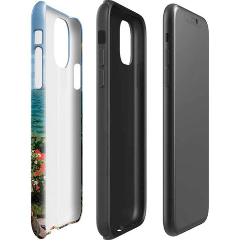 Claude Monet The Terrace at Sainte-Adresse iPhone 11 Pro Max Impact Case