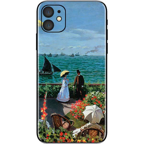 Claude Monet The Terrace at Sainte-Adresse iPhone 11 Skin