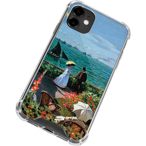 Claude Monet The Terrace at Sainte-Adresse iPhone 12 Clear Case