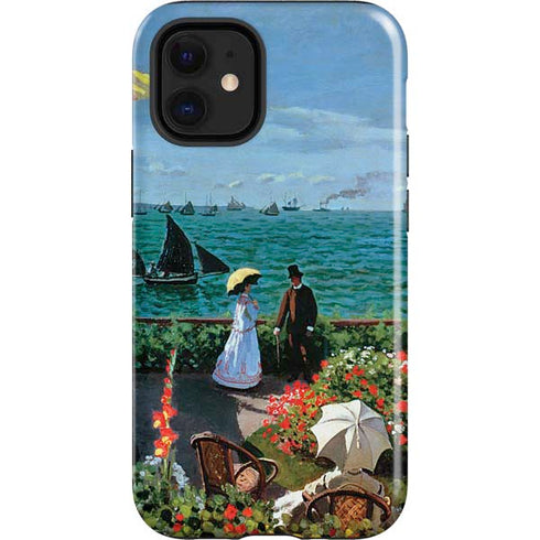 Claude Monet The Terrace at Sainte-Adresse iPhone 12 Mini Impact Case