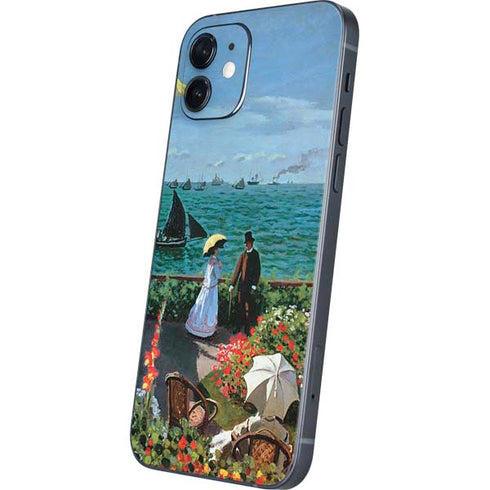 Claude Monet The Terrace at Sainte-Adresse iPhone 12 Mini Skin