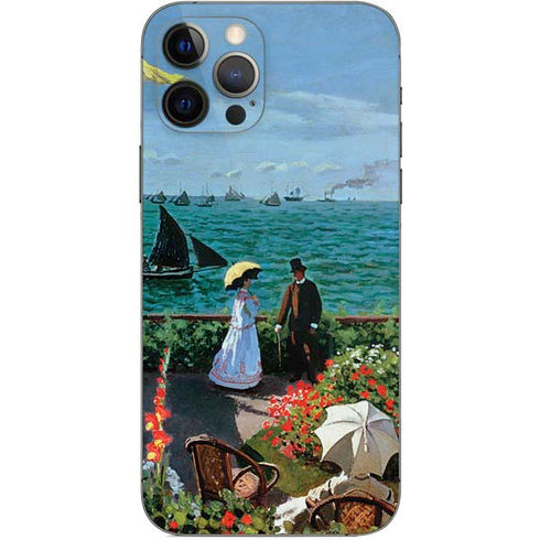 Claude Monet The Terrace at Sainte-Adresse iPhone 12 Pro Skin