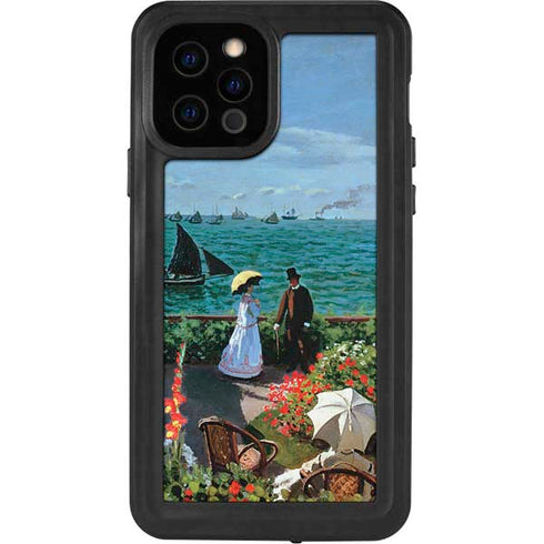 Claude Monet The Terrace at Sainte-Adresse iPhone 12 Pro Waterproof Case