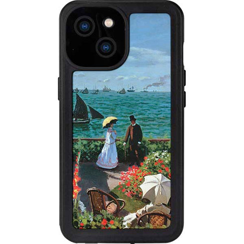 Claude Monet The Terrace at Sainte-Adresse iPhone 13 Mini Waterproof Case