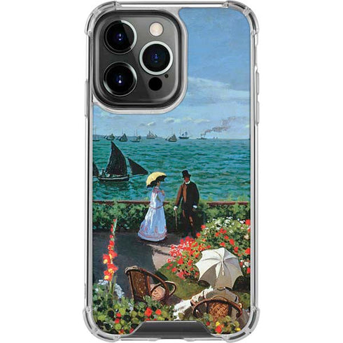 Claude Monet The Terrace at Sainte-Adresse iPhone 13 Pro Clear Case
