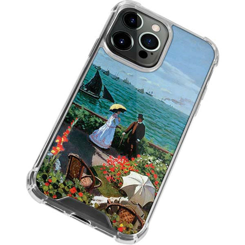 Claude Monet The Terrace at Sainte-Adresse iPhone 13 Pro Clear Case