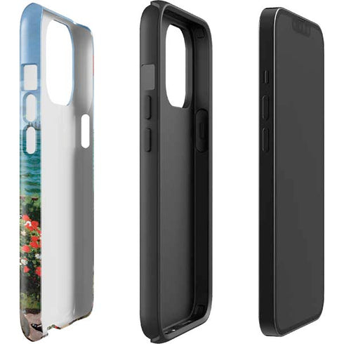 Claude Monet The Terrace at Sainte-Adresse iPhone 13 Pro Max Impact Case