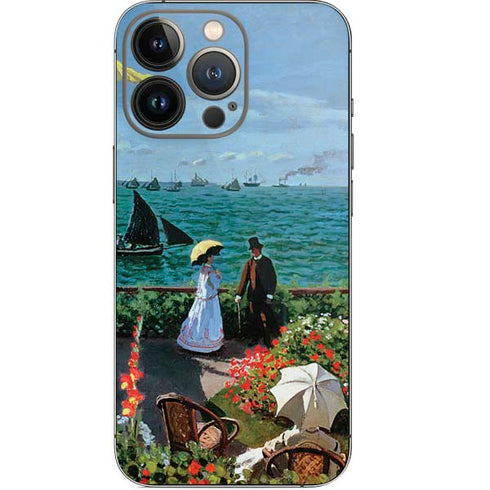 Claude Monet The Terrace at Sainte-Adresse iPhone 13 Pro Skin