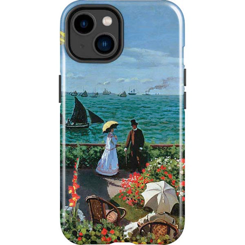 Monet - The Terrace at Sainte-Adresse by Monet iPhone 15 Plus Impact Case