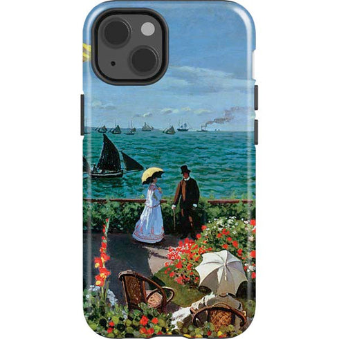Monet - The Terrace at Sainte-Adresse by Monet iPhone 15 Impact Case