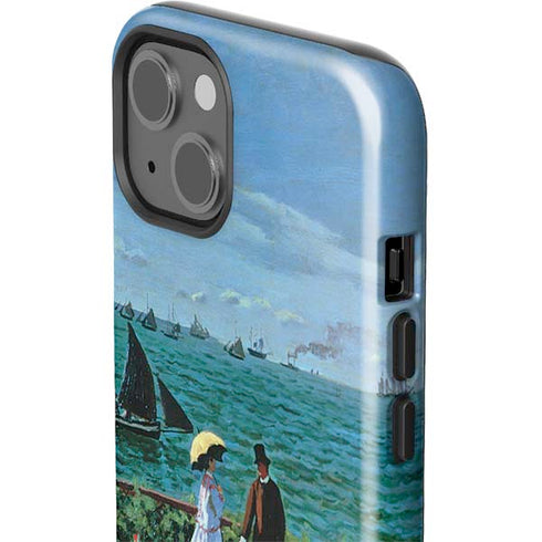Monet - The Terrace at Sainte-Adresse by Monet iPhone 15 Impact Case