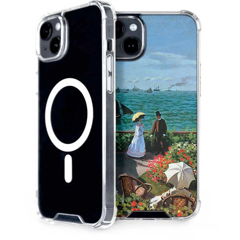 Monet - The Terrace at Sainte-Adresse by Monet iPhone 15 Plus MagSafe Case