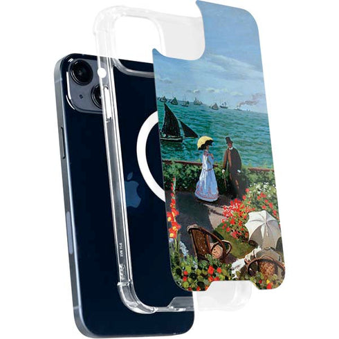 Monet - The Terrace at Sainte-Adresse by Monet iPhone 15 Plus MagSafe Case