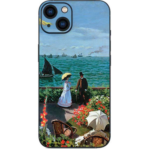 Monet - The Terrace at Sainte-Adresse by Monet iPhone 15 Plus Skin