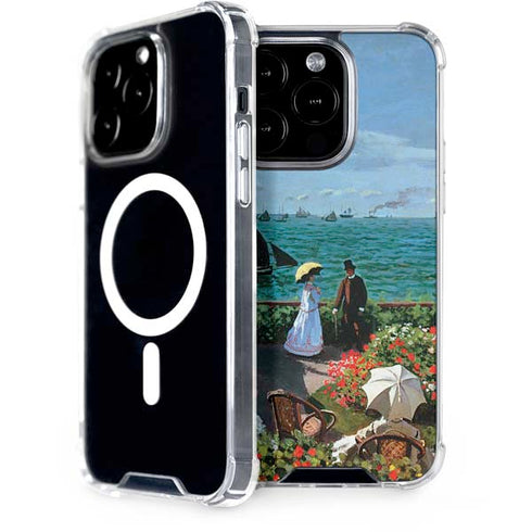 Claude Monet The Terrace at Sainte-Adresse iPhone 14 Pro MagSafe Case