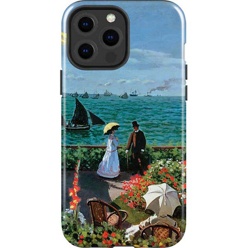 Monet - The Terrace at Sainte-Adresse by Monet iPhone 15 Pro Max Impact Case
