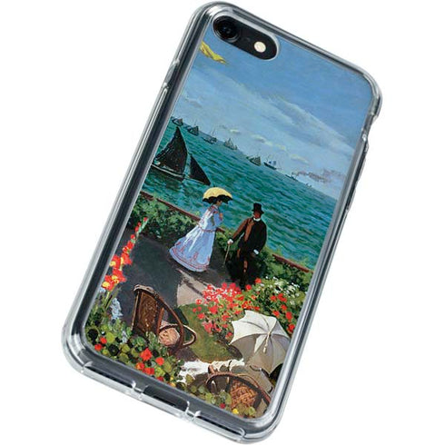 Claude Monet The Terrace at Sainte-Adresse iPhone SE (2nd & 3rd Gen) Clear Case