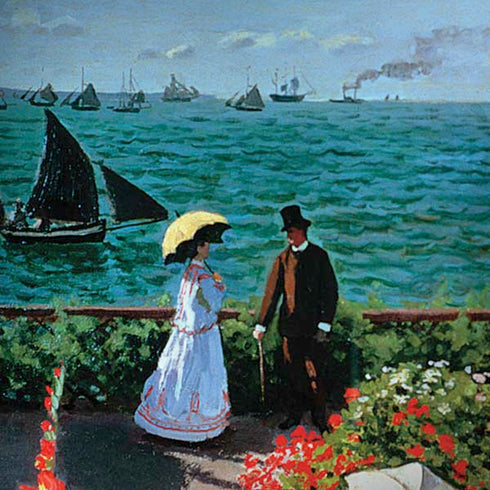 Claude Monet The Terrace at Sainte-Adresse iPhone X Pro Case
