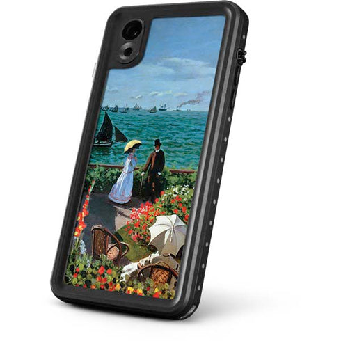 Claude Monet The Terrace at Sainte-Adresse iPhone XR Waterproof Case