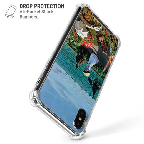 Monet - The Terrace at Sainte-Adresse by Monet iPhone XS Max Clear Case