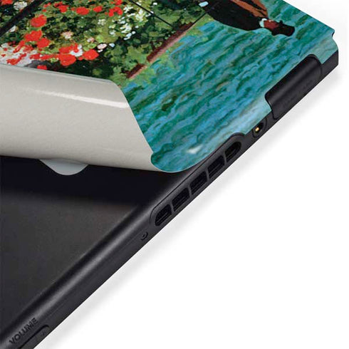 Claude Monet The Terrace at Sainte-Adresse Nintendo Switch Bundle Skin