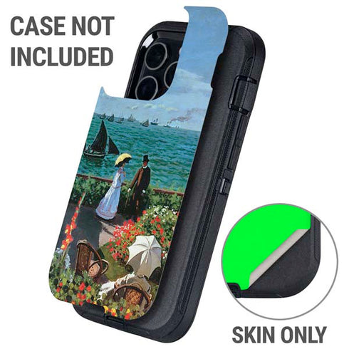Monet - The Terrace at Sainte-Adresse by Monet Otterbox Defender iPhone Skin