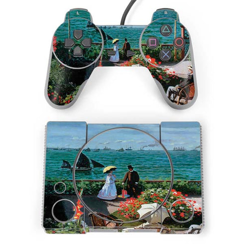 Claude Monet The Terrace at Sainte-Adresse PlayStation Classic Bundle Skin