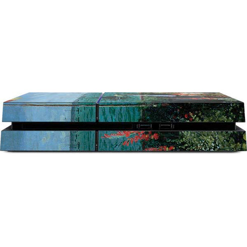Claude Monet The Terrace at Sainte-Adresse PS4 Console Skin
