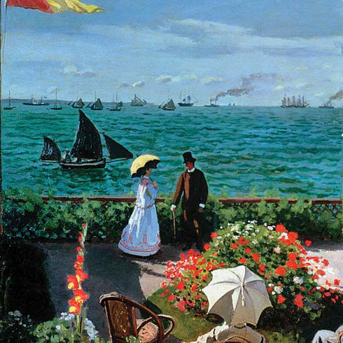 Claude Monet The Terrace at Sainte-Adresse PS4 Pro/Slim Controller Skin