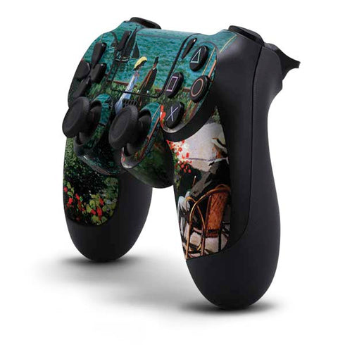 Claude Monet The Terrace at Sainte-Adresse PS4 Pro/Slim Controller Skin