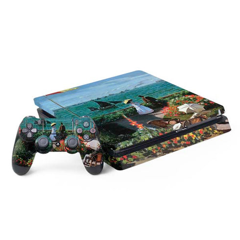 Claude Monet The Terrace at Sainte-Adresse PS4 Slim Bundle Skin