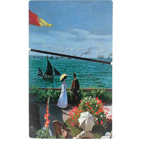 Monet - The Terrace at Sainte-Adresse by Monet PS5 Slim Digital Edition Console Skin