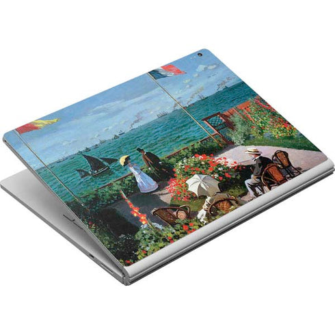 Claude Monet The Terrace at Sainte-Adresse Surface Book Skin