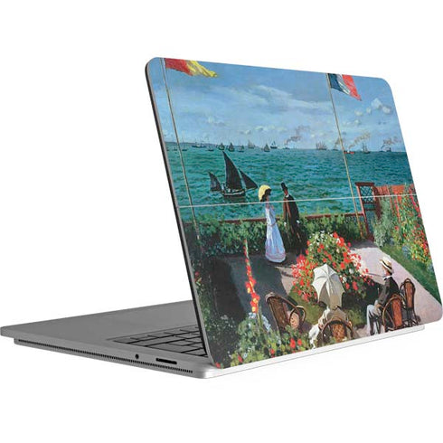 Claude Monet The Terrace at Sainte-Adresse Surface Laptop Studio Skin