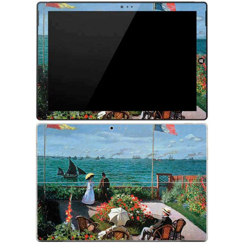 Claude Monet The Terrace at Sainte-Adresse Surface Pro 3 Skin