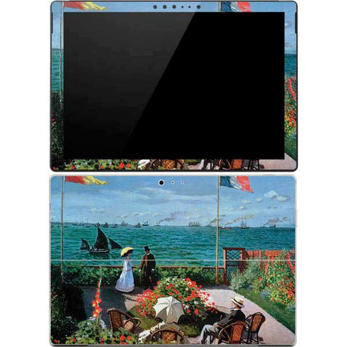 Claude Monet The Terrace at Sainte-Adresse Surface Pro 4 Skin