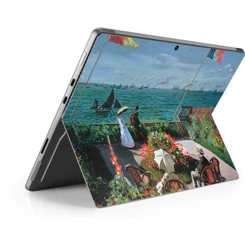 Claude Monet The Terrace at Sainte-Adresse Surface Pro 9 Skin