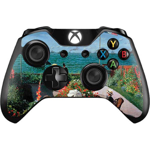 Claude Monet The Terrace at Sainte-Adresse Xbox One Controller Skin