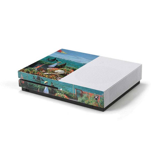 Claude Monet The Terrace at Sainte-Adresse Xbox One S Console Skin