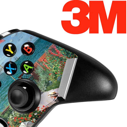 Claude Monet The Terrace at Sainte-Adresse Xbox One S Controller Skin