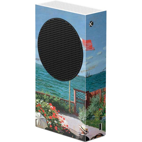 Claude Monet The Terrace at Sainte-Adresse Xbox Series S Console Skin