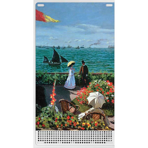 Claude Monet The Terrace at Sainte-Adresse Xbox Series S Console Skin